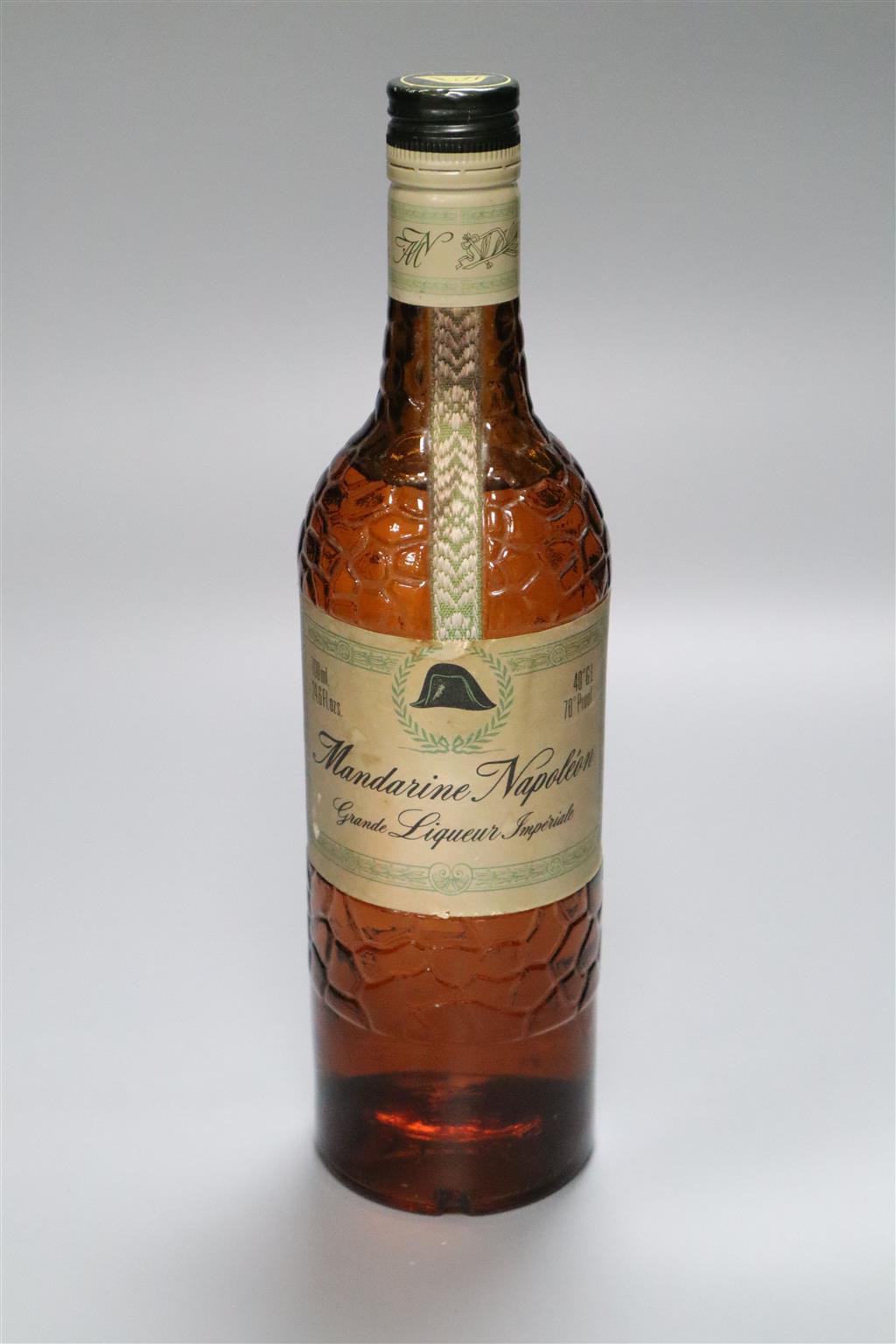 One bottle of Mandarine Napoleon Grande Liqueur Imperiale, 1970s, 70cl